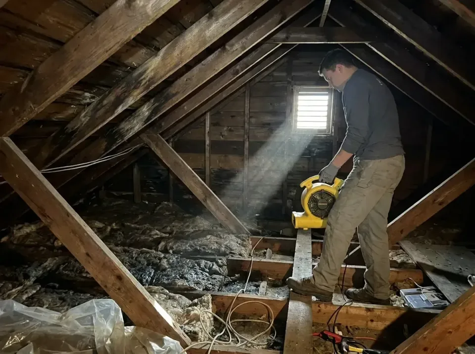 attic-water-damage-drying-proc-007 — frequently asked questions, Emergency Water Extraction & 24/7 Flood Response in Gowanda…